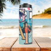 Aquarellbilder-Abschluss Thermosbecher