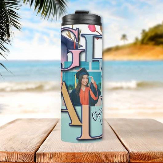 Aquarellbilder-Abschluss Thermosbecher