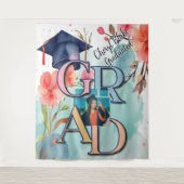 Aquarellbilder-Abschluss Wandteppich (Vorderseite)