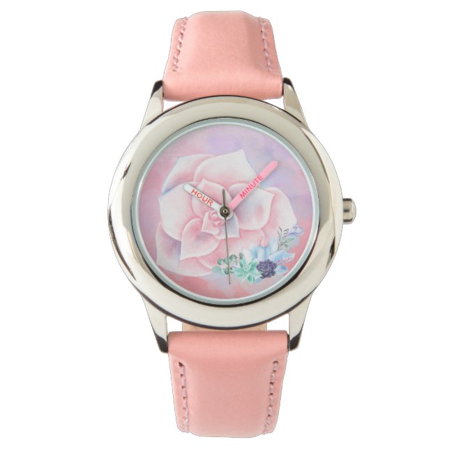 Aquarellbilder Armbanduhr (Vorderseite)