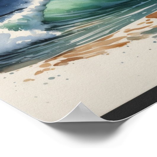 Aquarellbilder Art#4 Poster (Ecke)