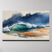 Aquarellbilder Art#4 Poster (Vorne)