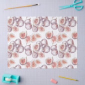 Aquarellbilder auf der weißen Decoupage  Seidenpapier (Basteln)