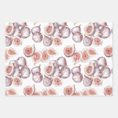 Aquarellbilder auf weiß geschenkpapier set (Vorderseite)