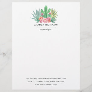 Aquarellbilder Briefbogen