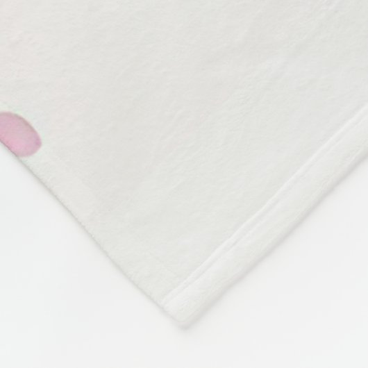 Aquarellbilder Cupcake Fleecedecke (Ecke)