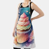Aquarellbilder Cupcake Schürze (InSitu)