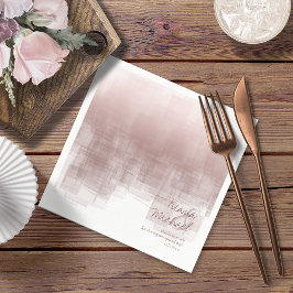 Aquarellbilder Danke Cinnamon ID774 Serviette