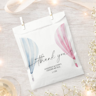 Aquarellbilder Danke Gender-Enthüllung Geschenktütchen