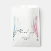 Aquarellbilder Danke Gender-Enthüllung Geschenktütchen (Vorderseite)