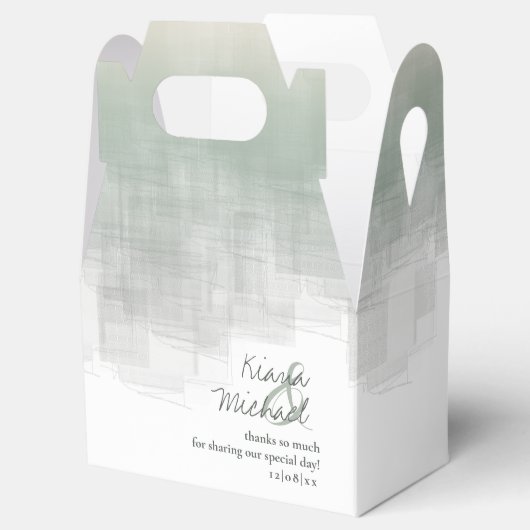 Aquarellbilder Danke Sage V2 ID774 Geschenkschachtel (Geöffnet)