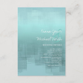 Aquarellbilder Details Aquamarin ID774 Begleitkarte