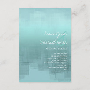 Aquarellbilder Details Aquamarin ID774 Begleitkarte