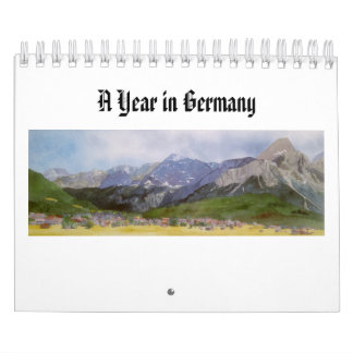 Aquarellbilder deutscher Landschaften Kalender