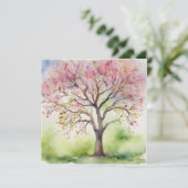 Aquarellbilder Einladung (Stehend Vorderseite)