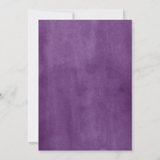 Aquarellbilder | Einladung zur Hochzeit (Rückseite)