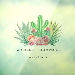 Aquarellbilder Fensteraufkleber