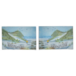 Aquarellbilder für Kinder am Strand Kissenbezug