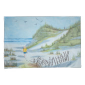 Aquarellbilder für Kinder am Strand Kissenbezug (Vorderseite-Rechts)