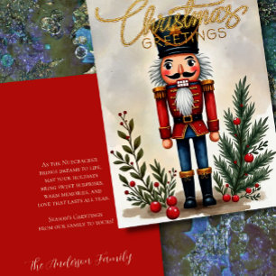 Aquarellbilder für Nutcracker Weihnachten