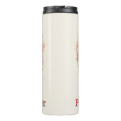 Aquarellbilder für zwei Katzen - Nuzzling Thermosbecher (Rückseite)