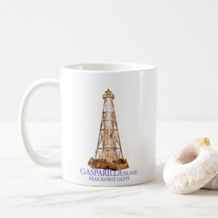 Aquarellbilder Gasparilla Insel Kaffeetasse