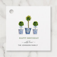 Aquarellbilder Glücklich Geburtstagsgeschenk-Tags