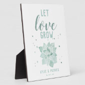 Aquarellbilder Hochzeiten Lassend Liebe wachsen Ze Fotoplatte (Seite)