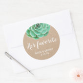 Aquarellbilder | Ihr Lieblingssiegel Runder Aufkleber (Umschlag)