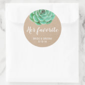 Aquarellbilder | Ihr Lieblingssiegel Runder Aufkleber (Tasche)