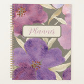 Aquarellbilder im grünen Hintergrund Planer (Vorderseite)