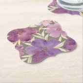 Aquarellbilder im grünen Hintergrund Untersetzer (angewinkelt)