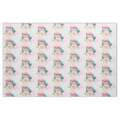 Aquarellbilder im weißen Hintergrund Stoff (Fat Quarter (45,7 x 55,9 cm))