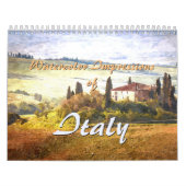Aquarellbilder in Italien Kalender (Titelbild)