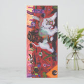 Aquarellbilder Junge reitet weiße Lioness (Stehend Vorderseite)