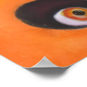 Aquarellbilder Junge reitet weiße Lioness Poster (Ecke)