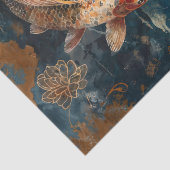 Aquarellbilder Koi Seidenpapier (Detail)