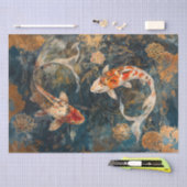 Aquarellbilder Koi Seidenpapier (Handwerk)