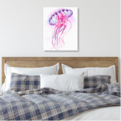 Aquarellbilder Leinwanddruck (Insitu (Schlafzimmer))