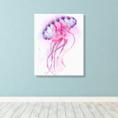 Aquarellbilder Leinwanddruck (Insitu (Holzboden))