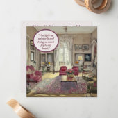 Aquarellbilder: "Liebe in Farbe" Mitteilungskarte (Vorderseite/Rückseite Beispiel)