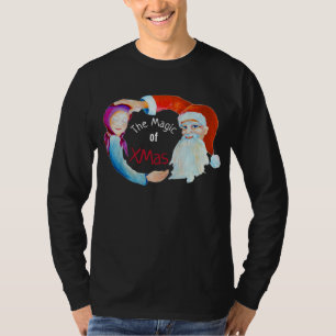 Aquarellbilder Magischer Weihnachtsmann T-Shirt