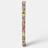 Aquarellbilder, Muster Gedreht Flop Samsung Galaxy Hülle (Linke Seite)