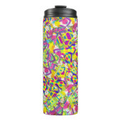 Aquarellbilder, Muster Gedreht Flop Thermosbecher (Vorderseite)