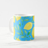 Aquarellbilder - Nahtloses Design Kaffeetasse (Vorderseite Links)