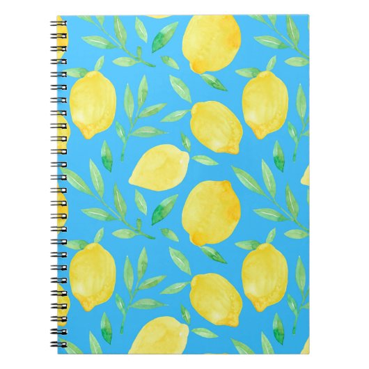 Aquarellbilder - Nahtloses Design Notizblock (Vorderseite)