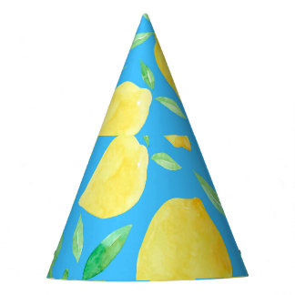Aquarellbilder - Nahtloses Design Partyhütchen