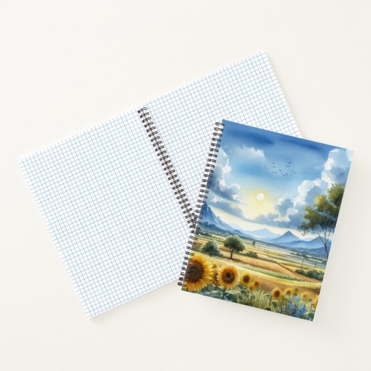 Aquarellbilder Notizblock (Innenseite)