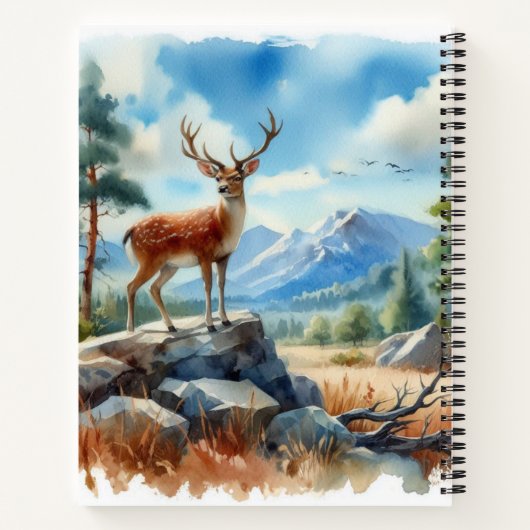 Aquarellbilder Notizblock (Rückseite)