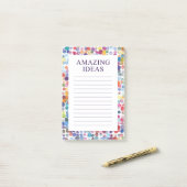 Aquarellbilder Phantastische Ideen Post-it Klebezettel (Auf Schreibtisch)